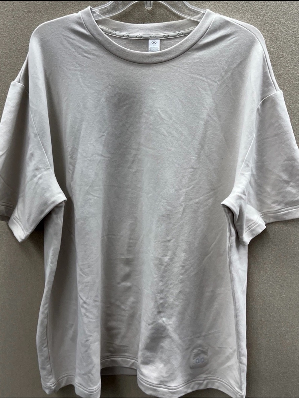 Alo Yoga Men’s Double Take Tee - Bone - L